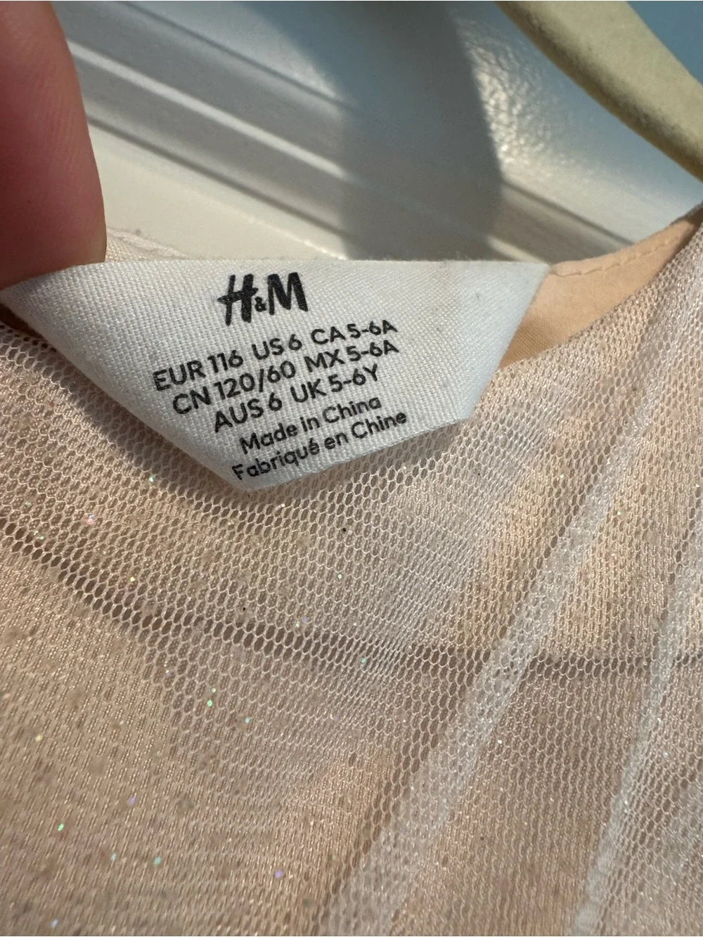 H&M Girls Pastel Ruffle Layered Party Dress - Pink, Yellow, Light Blue